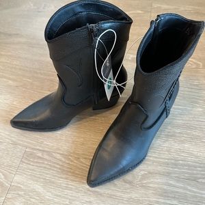Target black Cowboy boots